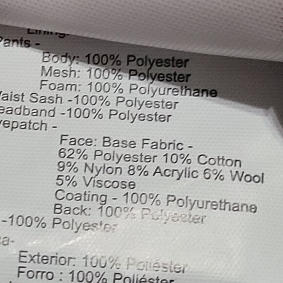 Pirate 5 piece Halloween costume - Picture 7 of 8